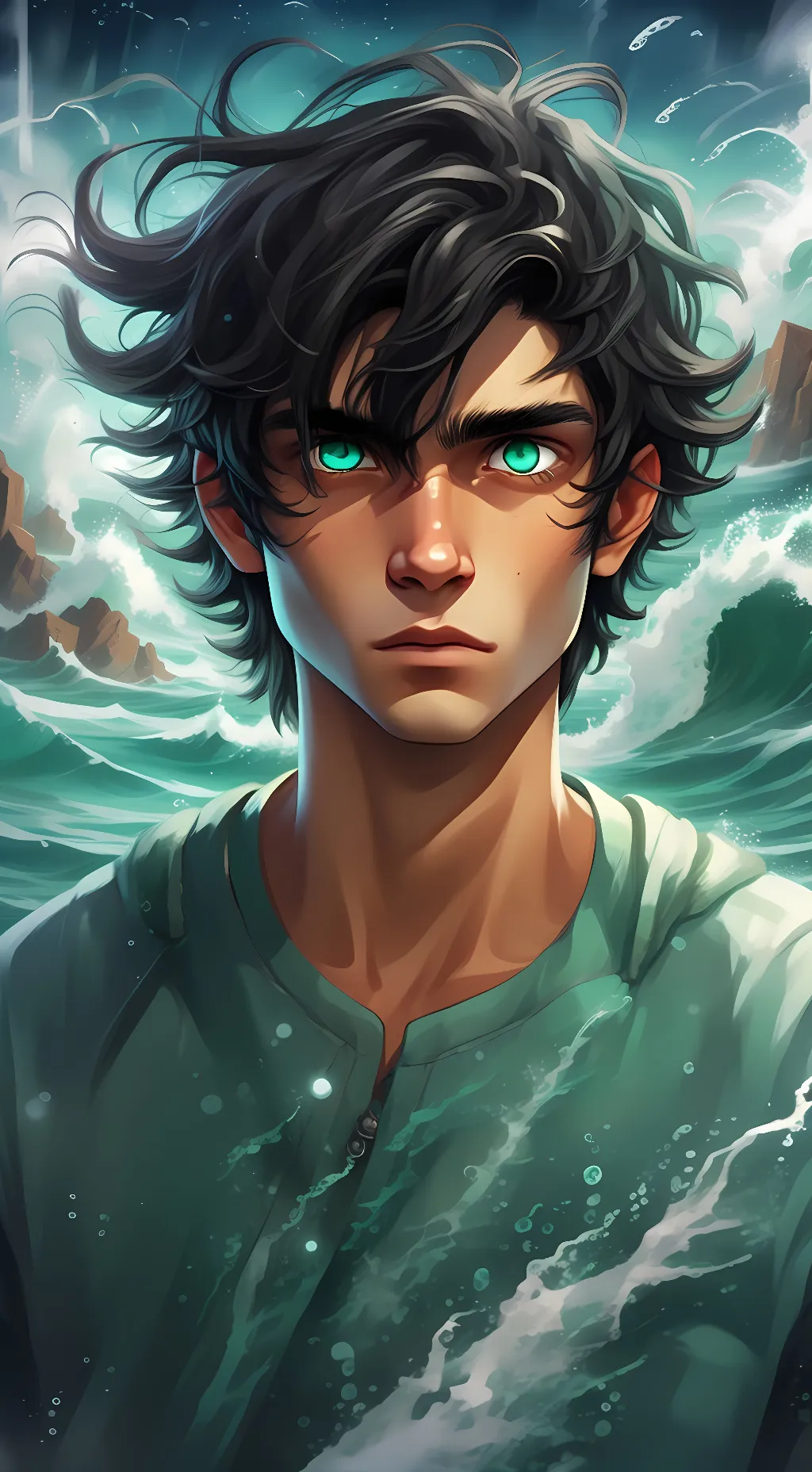 ai character: Percy Jackson background