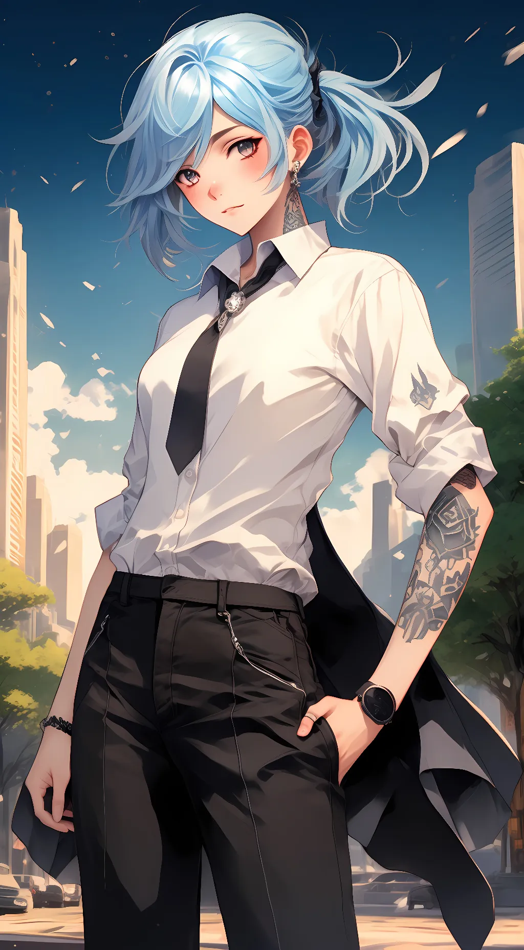 ai character: Sophia Donovan background