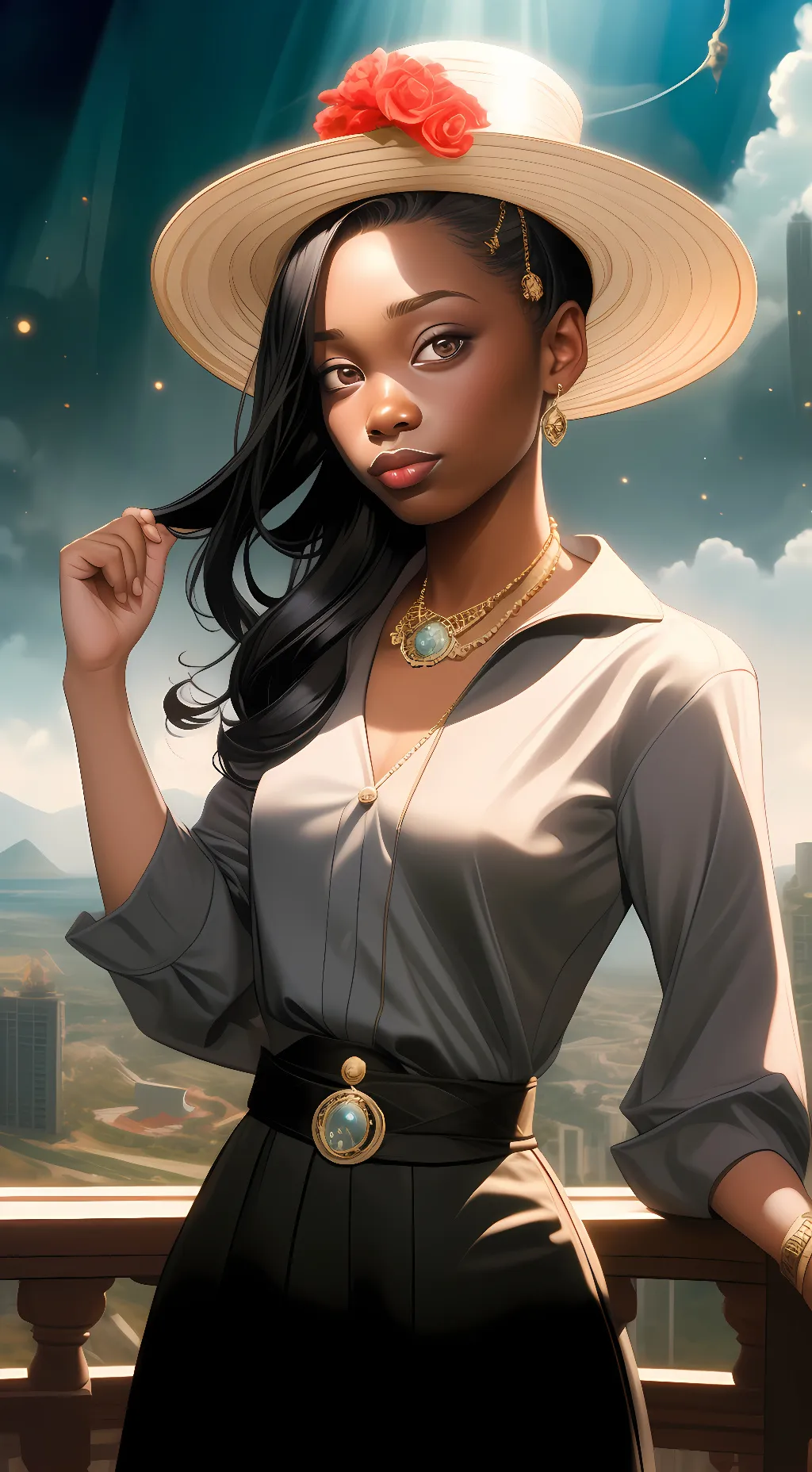 ai character: Angel background