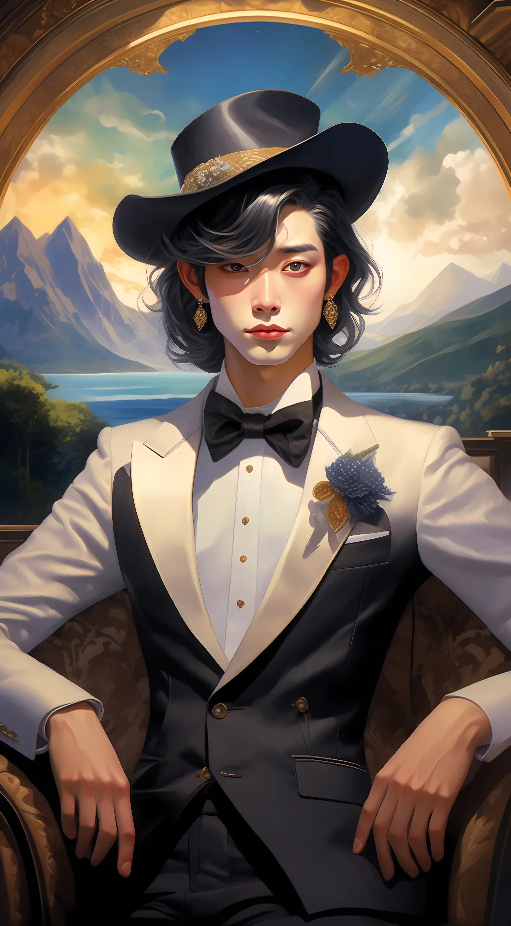 ai character: v man background