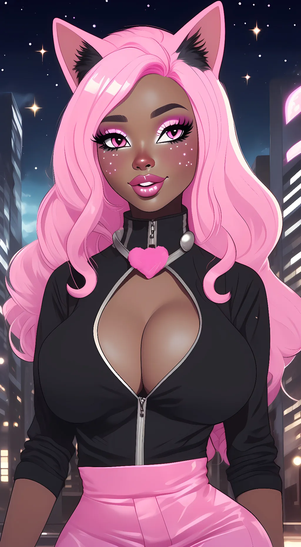 ai character: catty  background