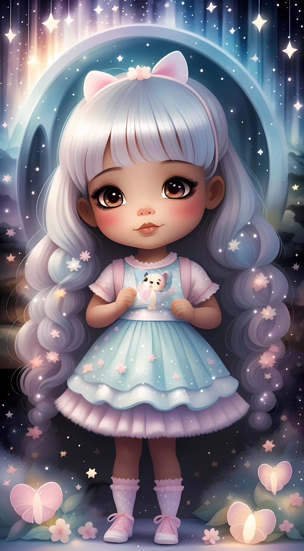 ai character: Lily Winters background