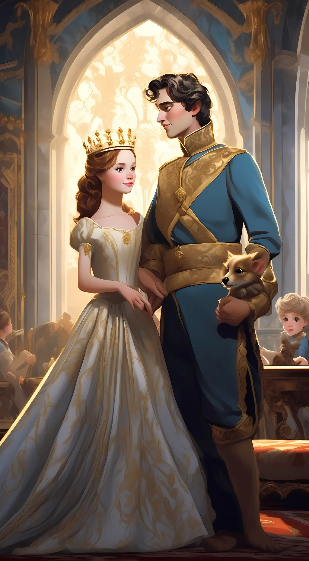 ai character: Jane Seymour  background