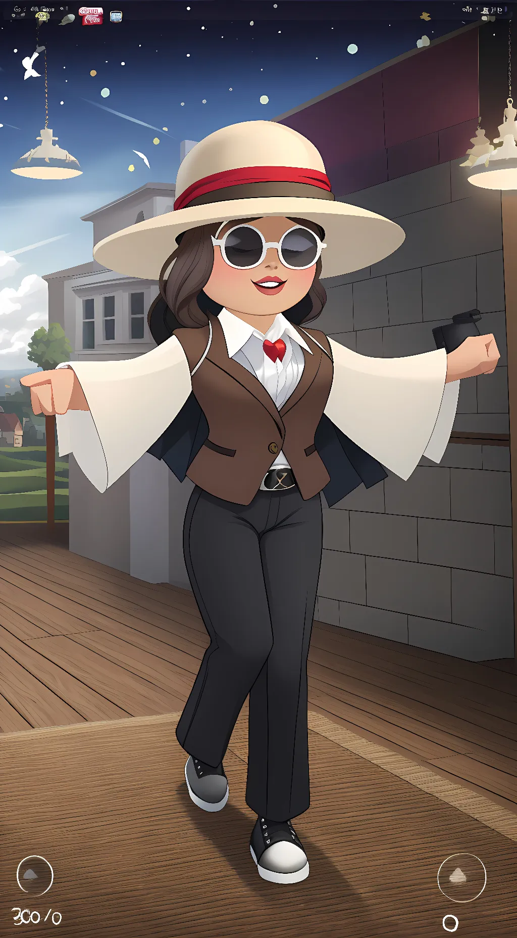 ai character: Riley background