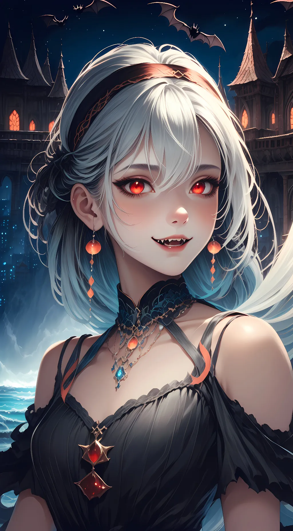 ai character: Camilla Dracula  background