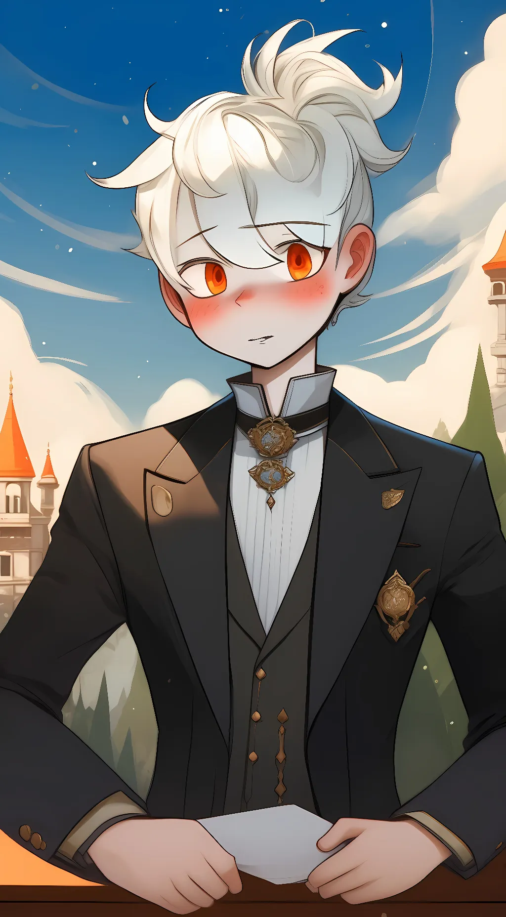 ai character: teenage cuphead background