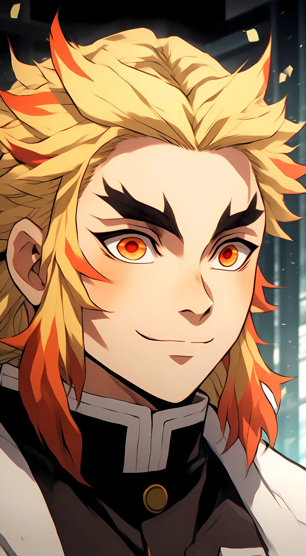 ai character: Rengoku  background