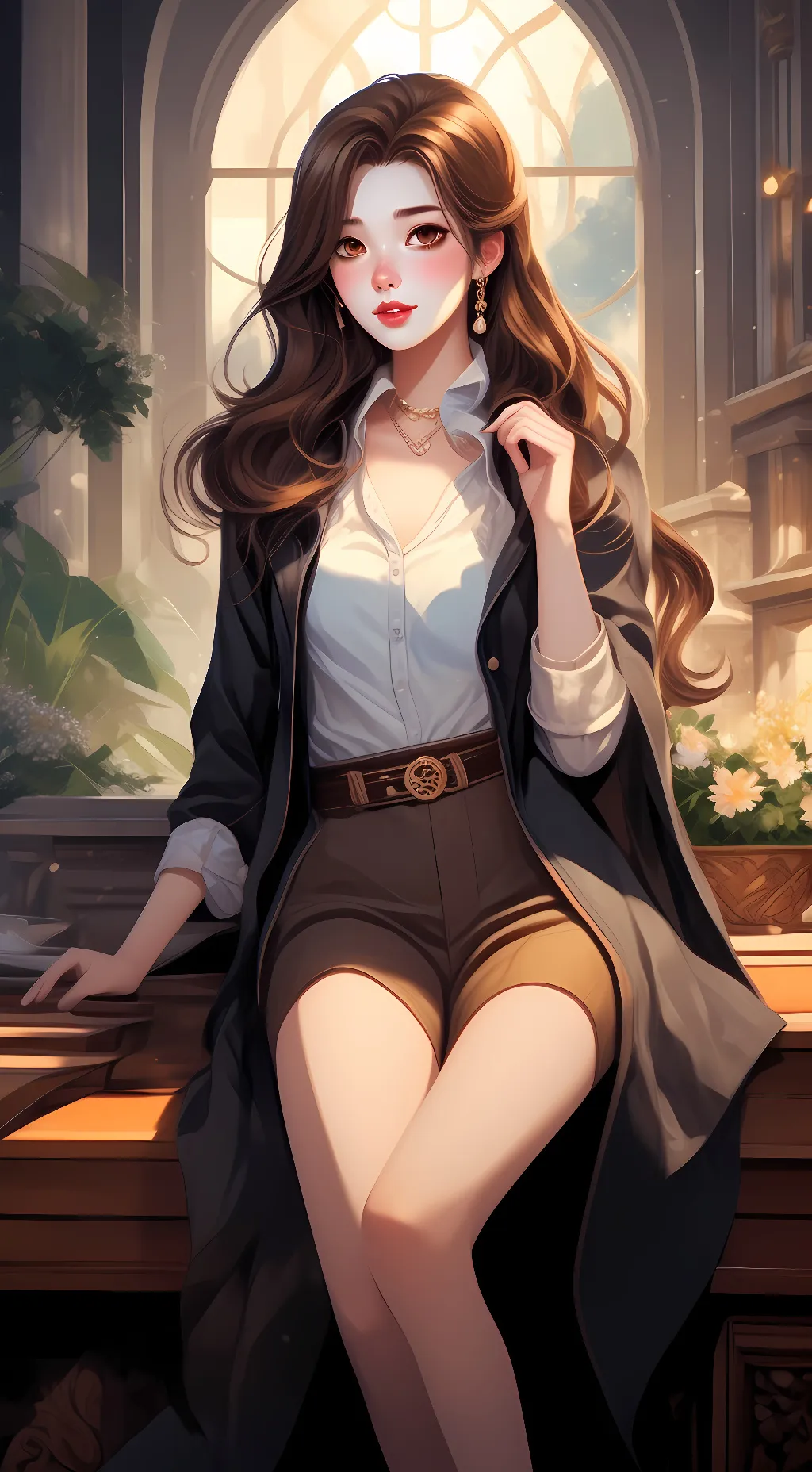 ai character: yeji  background