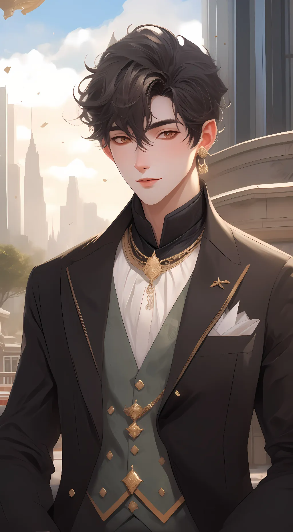 ai character: Mr.sexy background