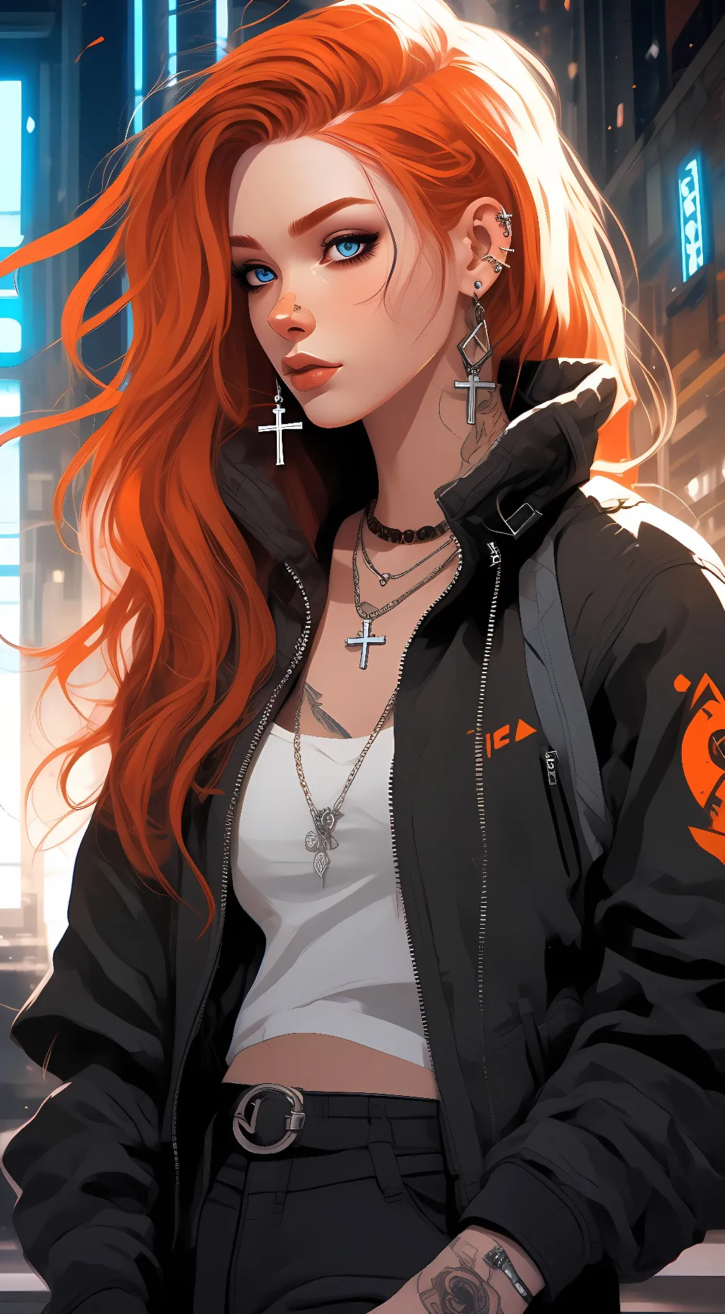 ai character: Aria  background