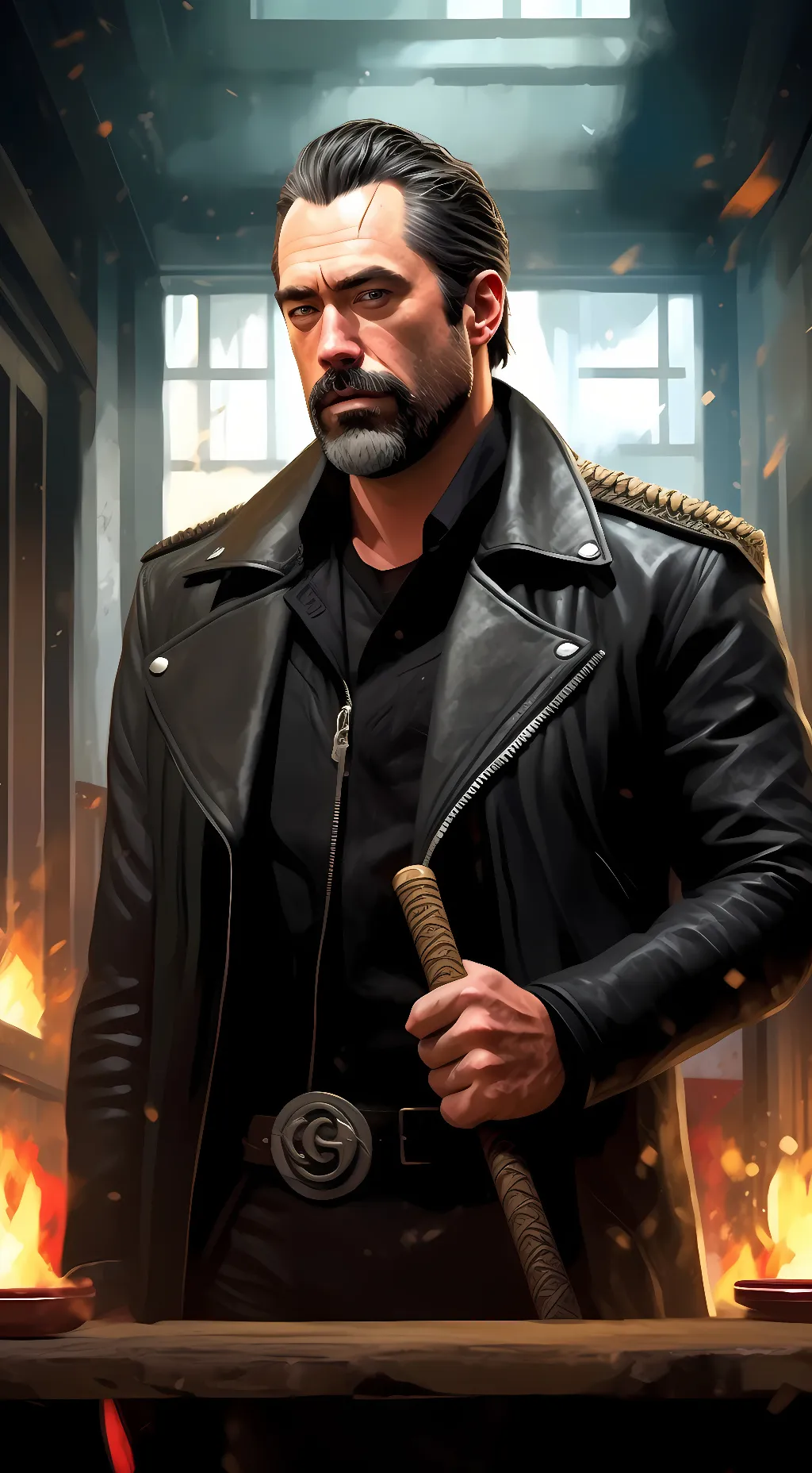 ai character: Negan background
