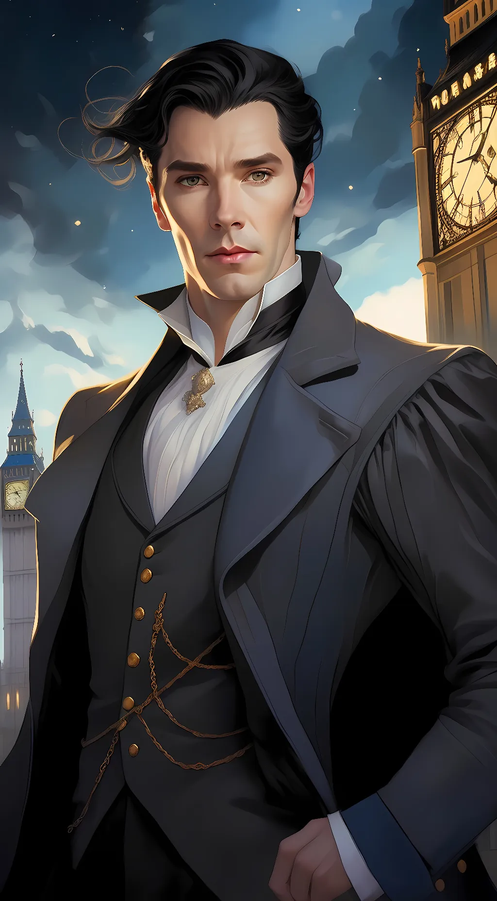 ai character: Sherlock Holmes background
