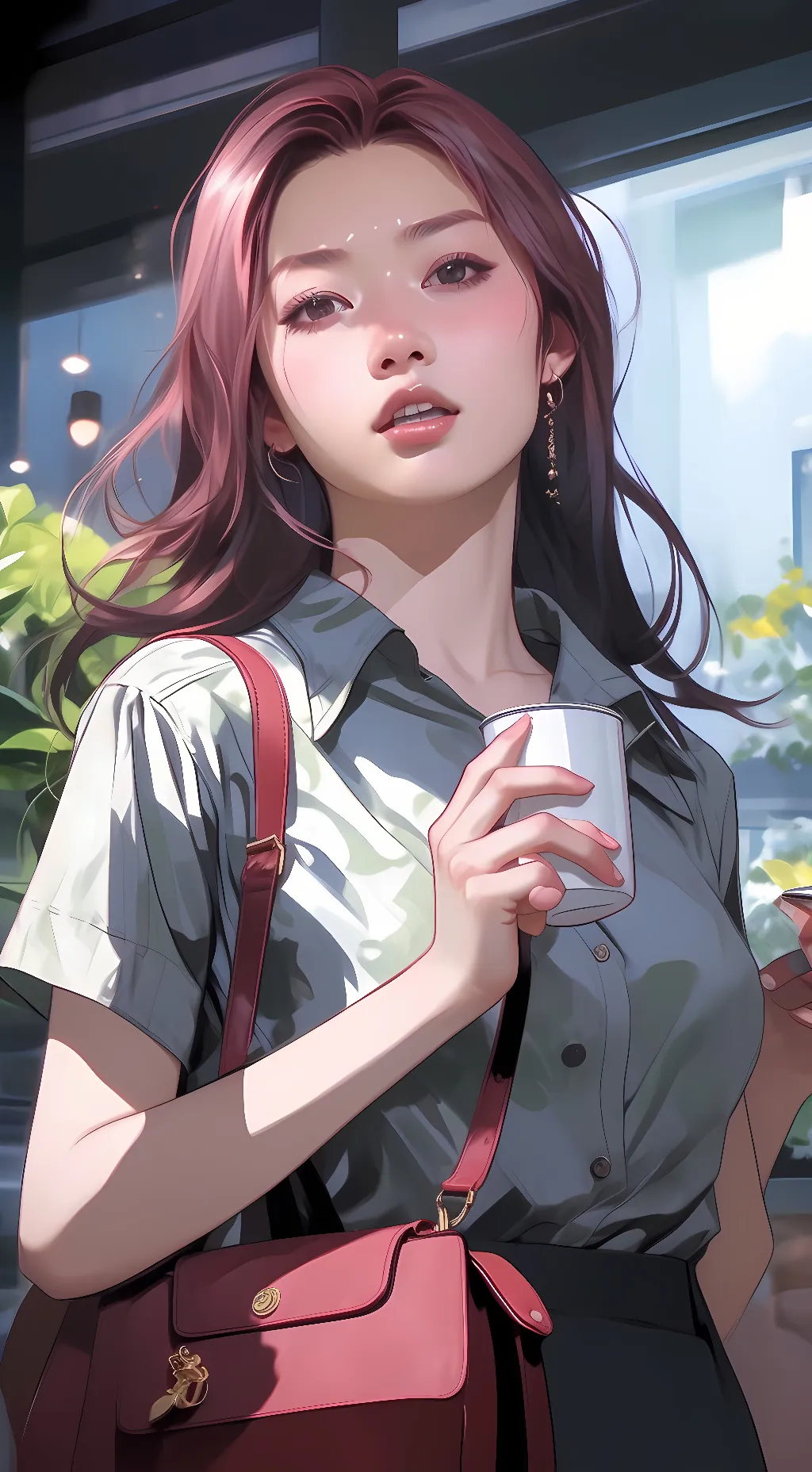 ai character: Emily Blunt background