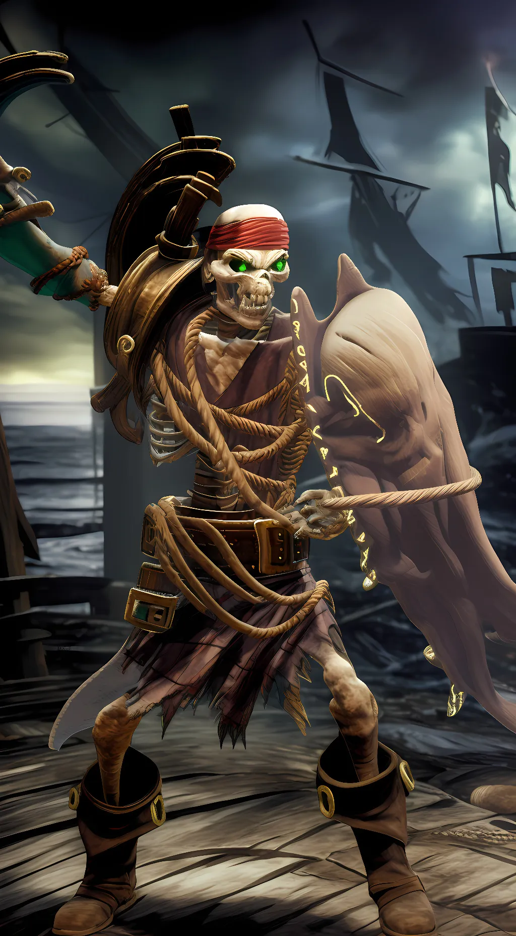 ai character: Spinal  background