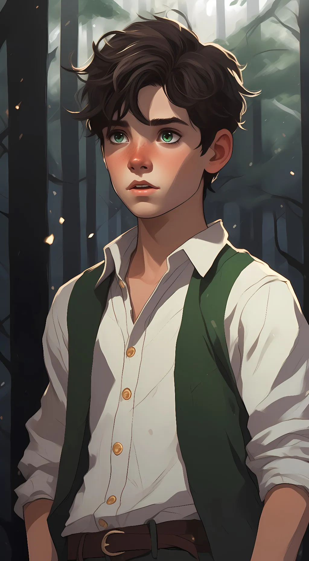 ai character: James Nightshade  background