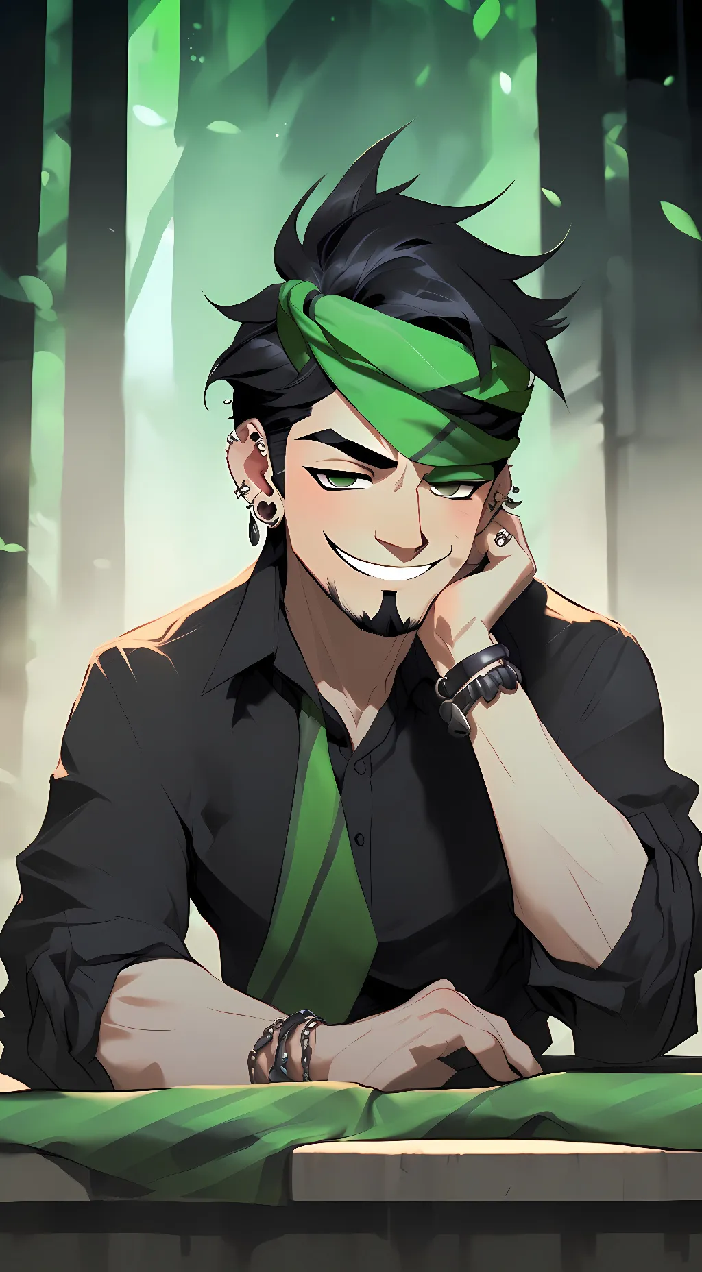 ai character: duncan  background