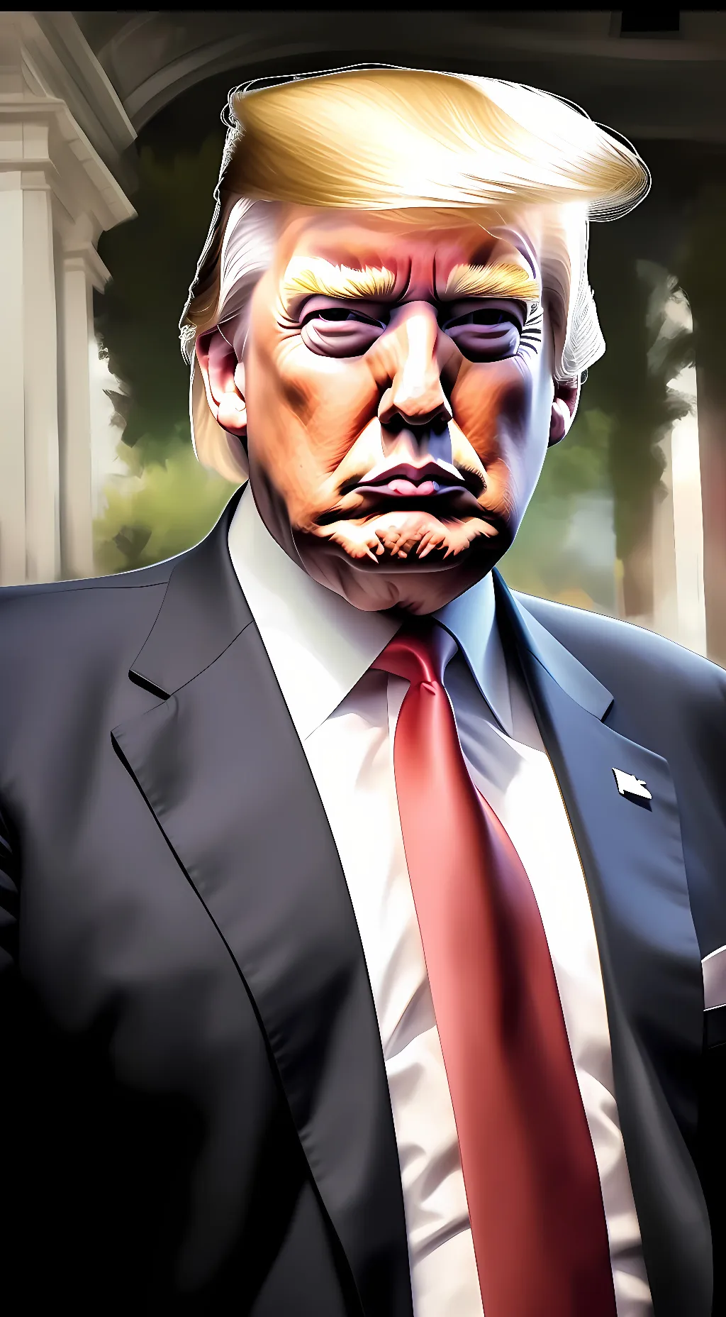 ai character: Donald Trump background