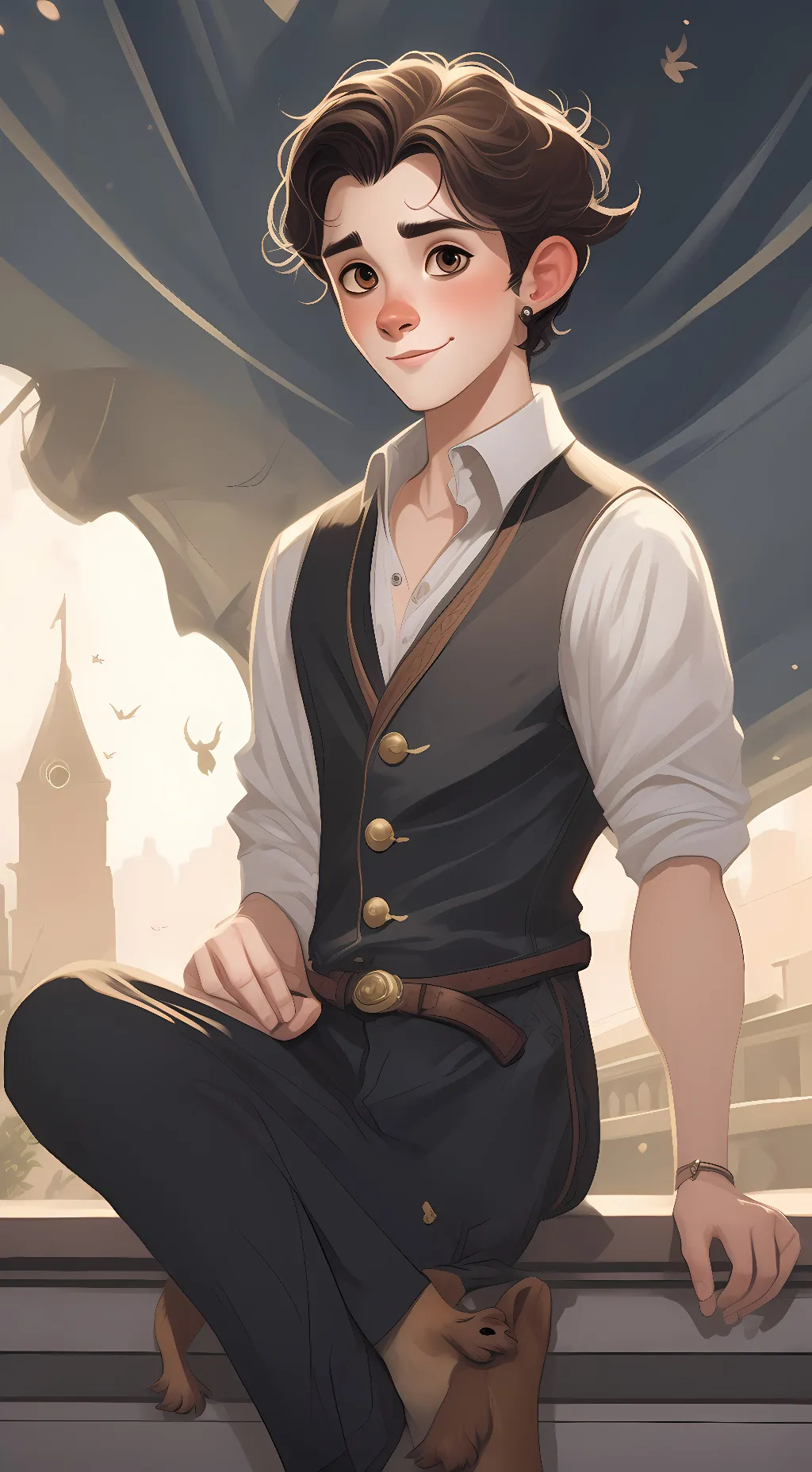 ai character: my name is Niky background