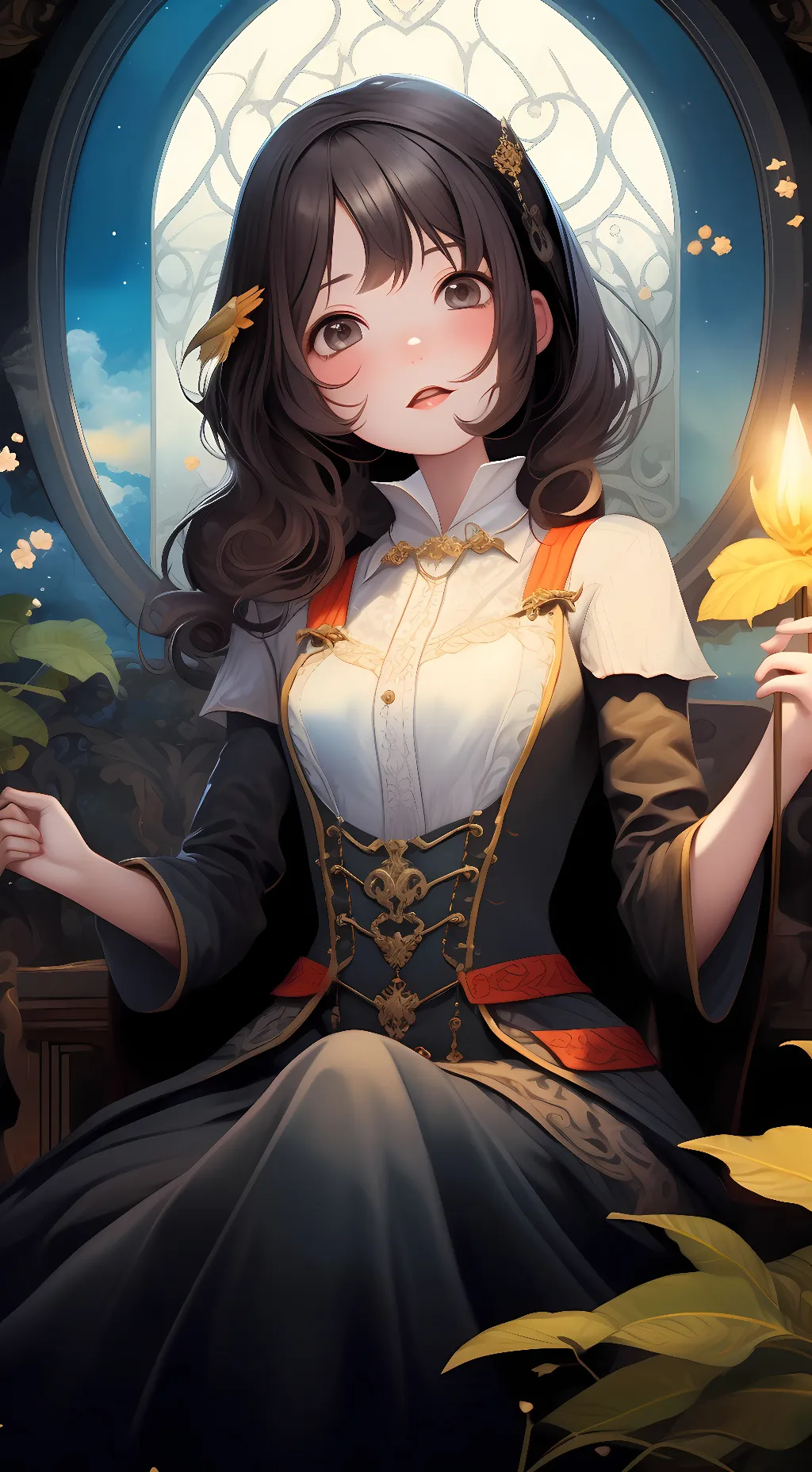 ai character: Ana  background