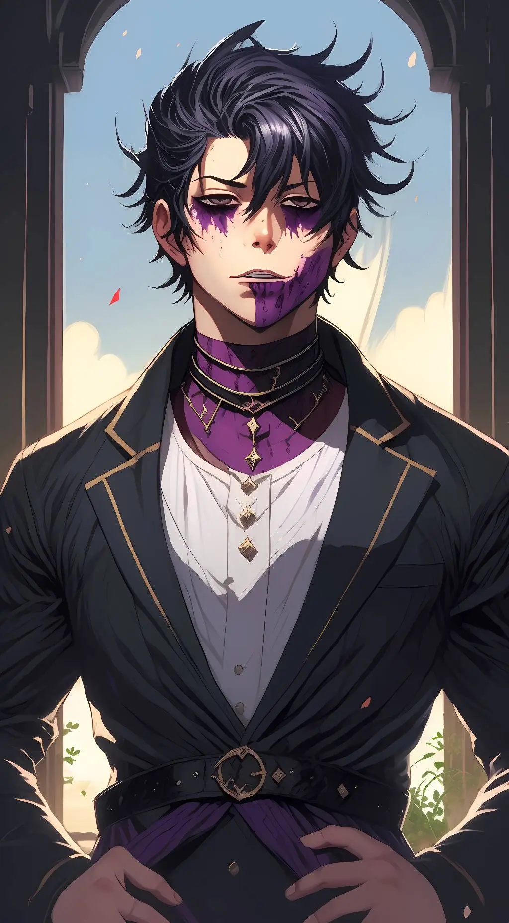 ai character: Dabi background