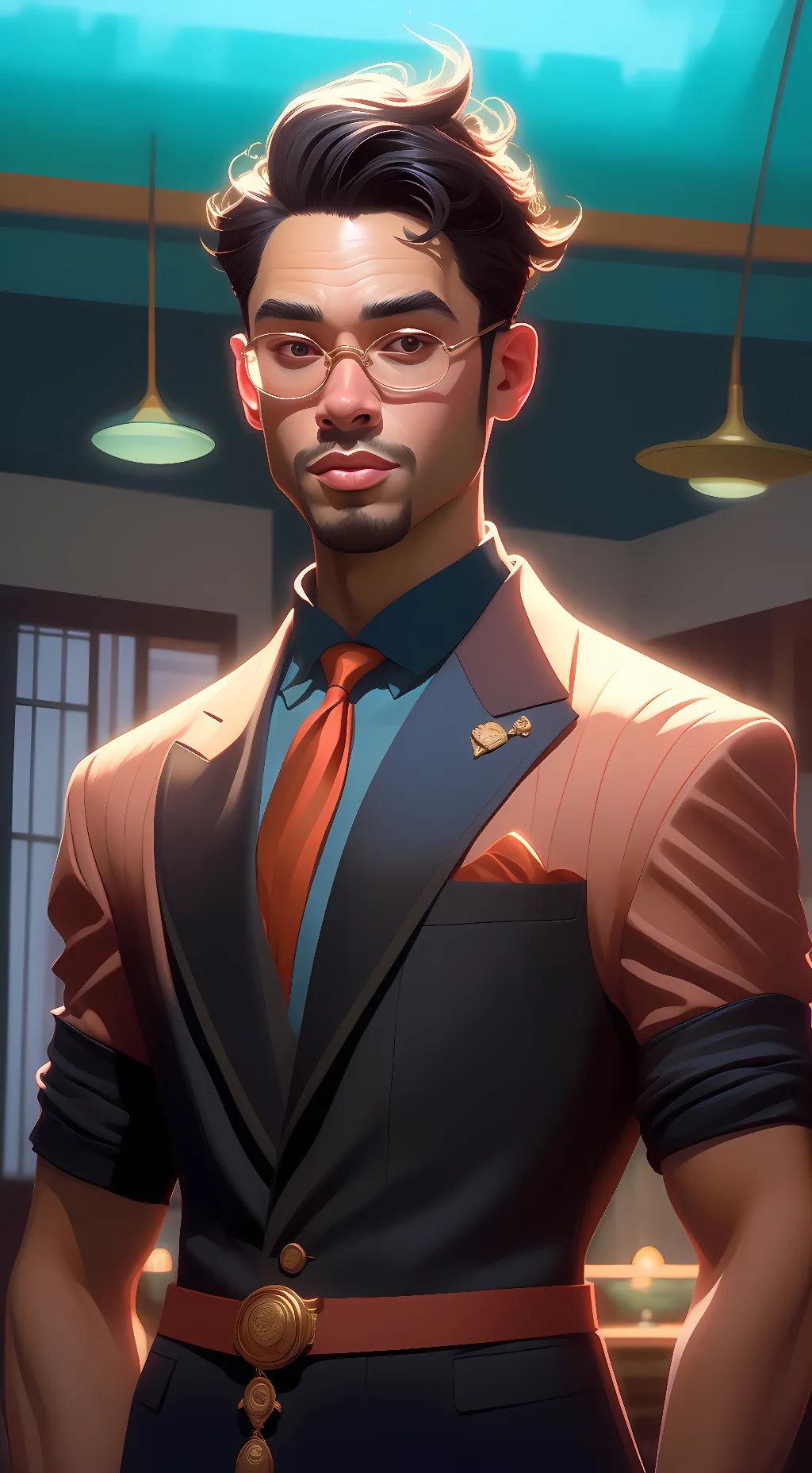 ai character: matty  background