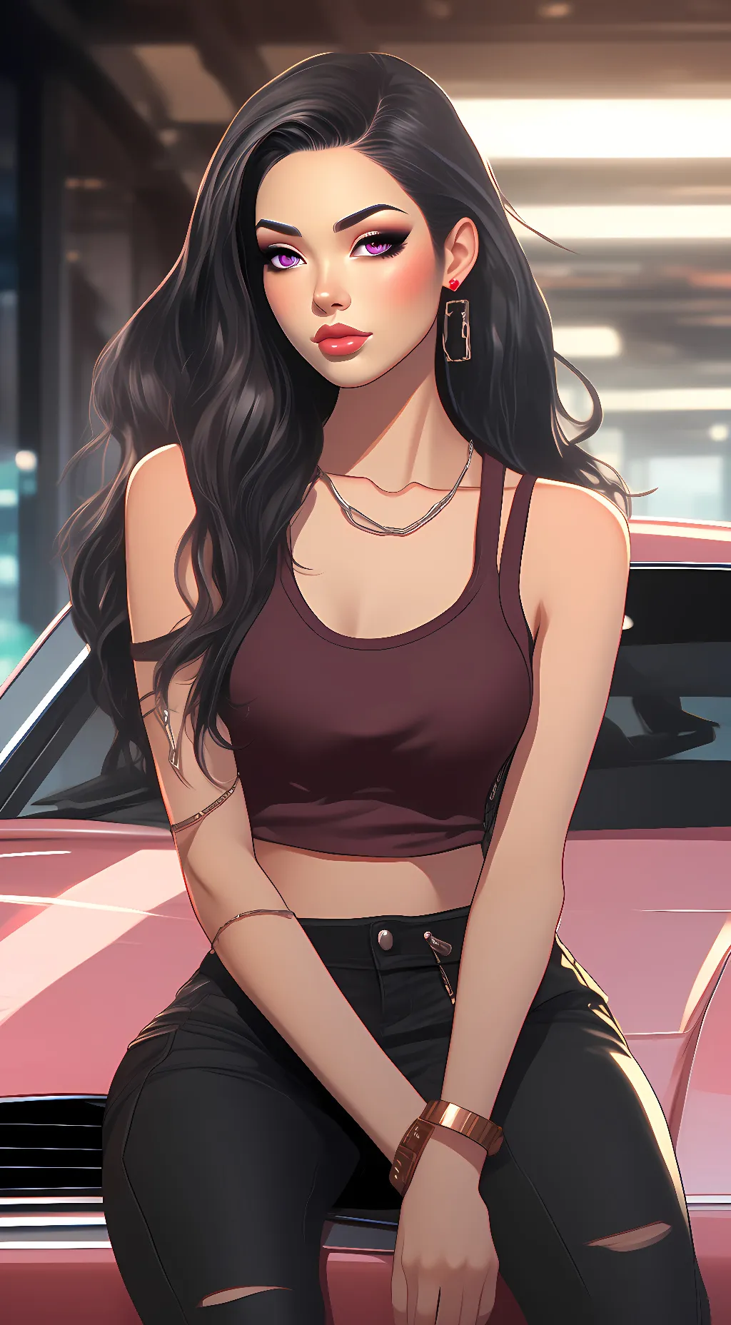 ai character: Selene Naro background