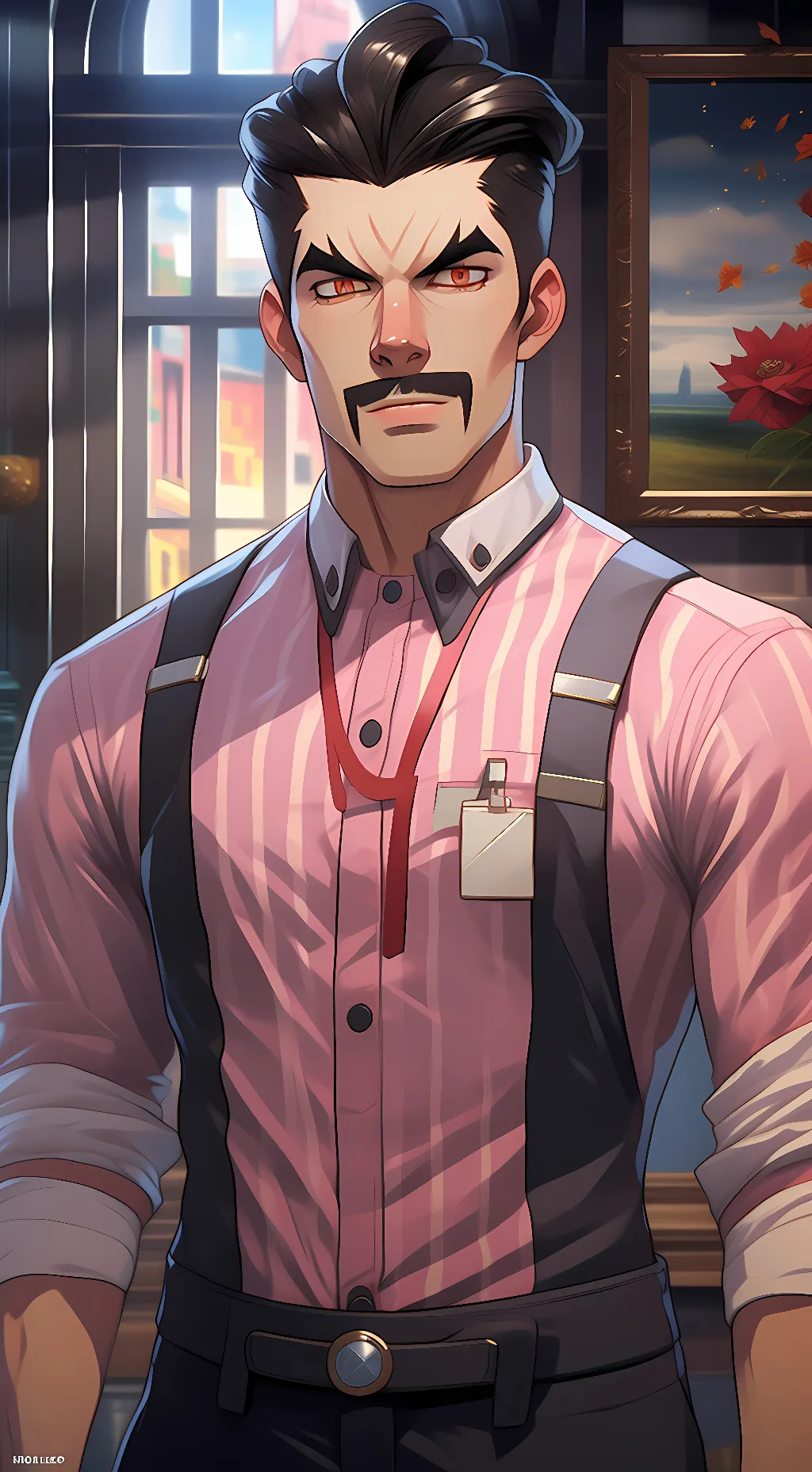 ai character: Saguaro background