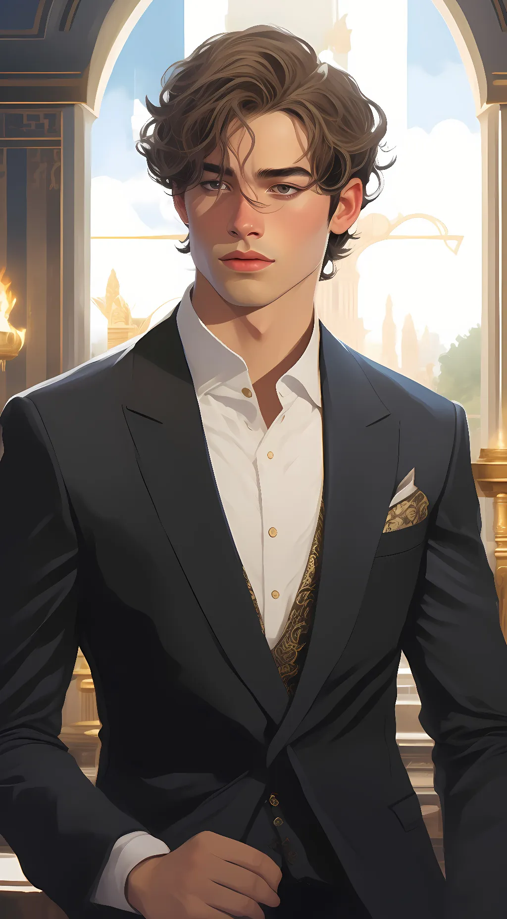 ai character: Oliver background