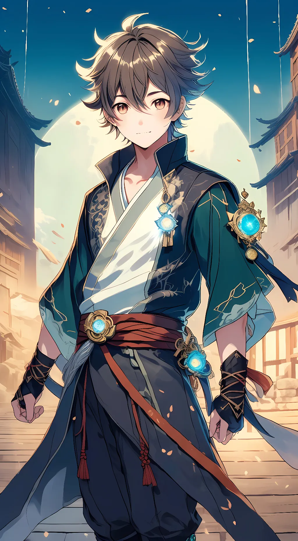 ai character: saxson background