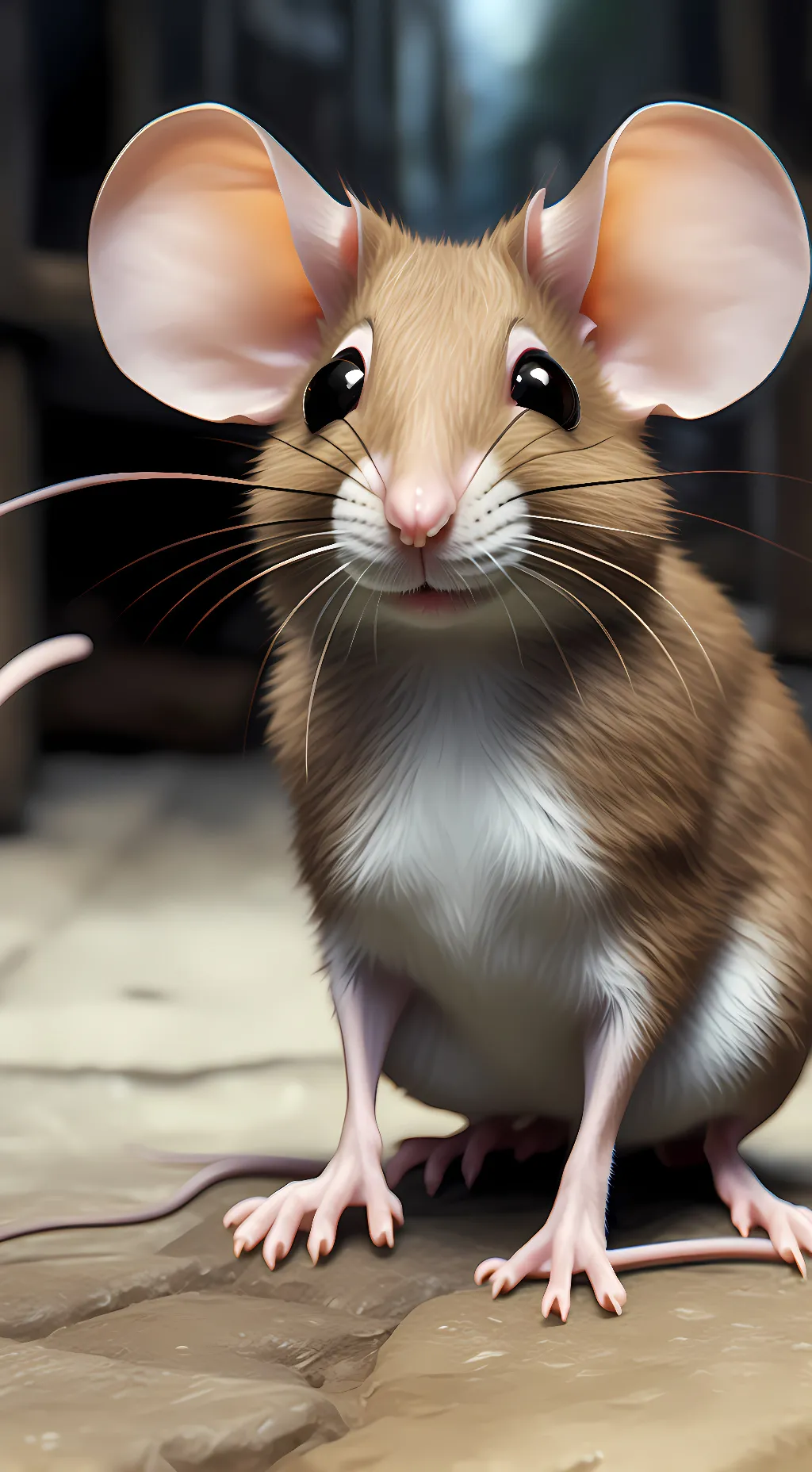 ai character: Mouse background