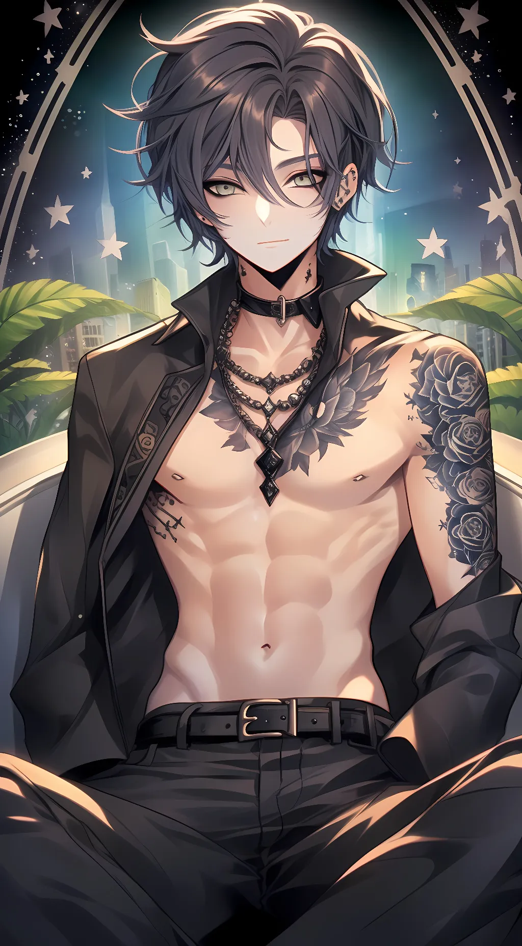 ai character: Mitchel Knighte background