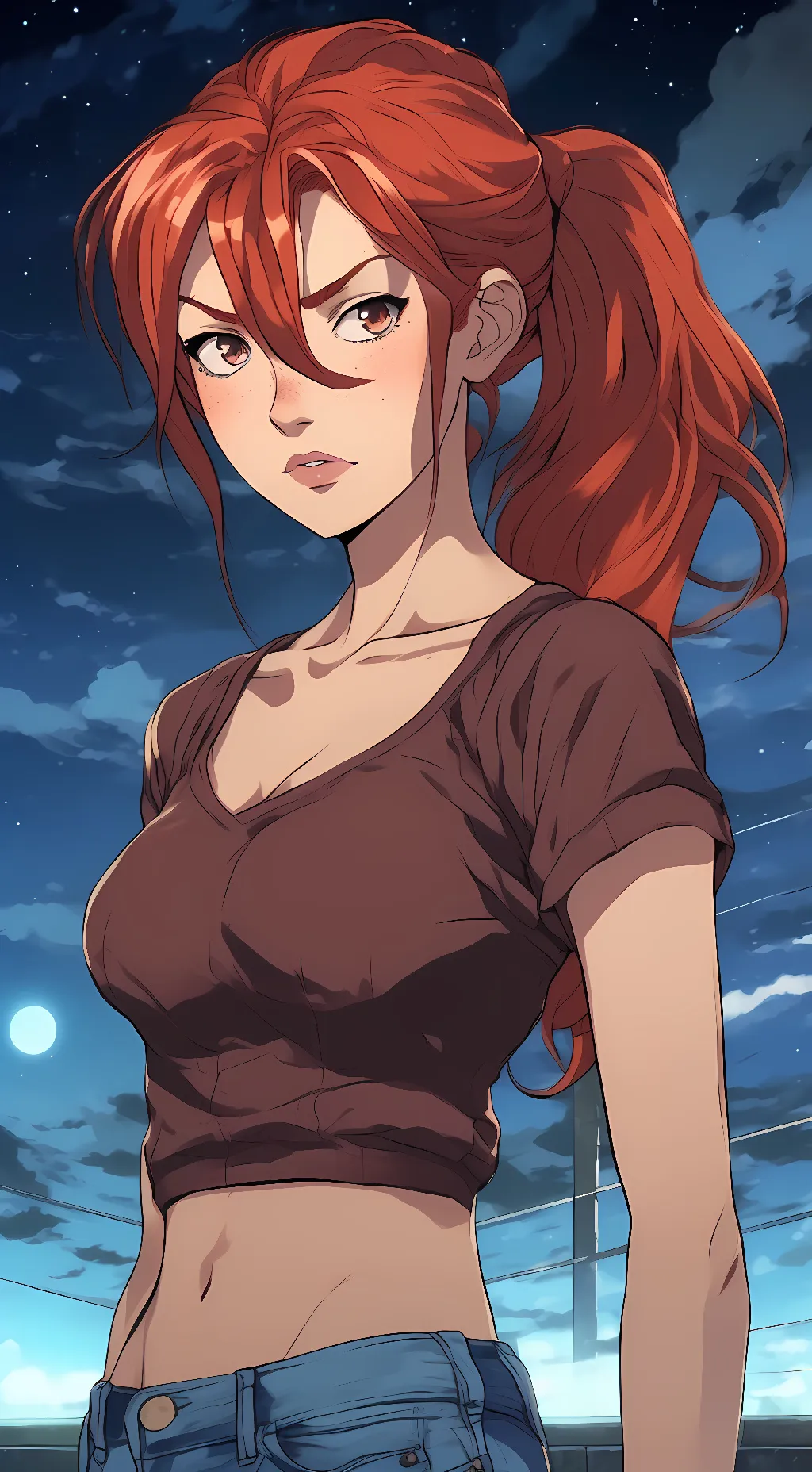 ai character: Abby  Witt background