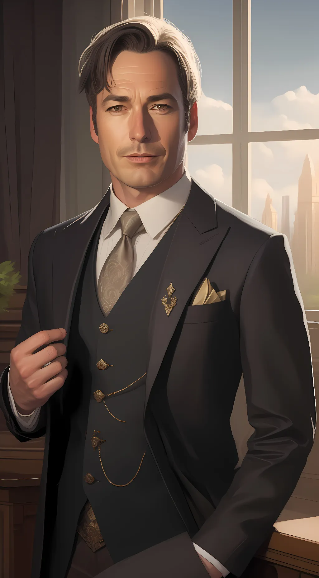 ai character: Saul goodman background