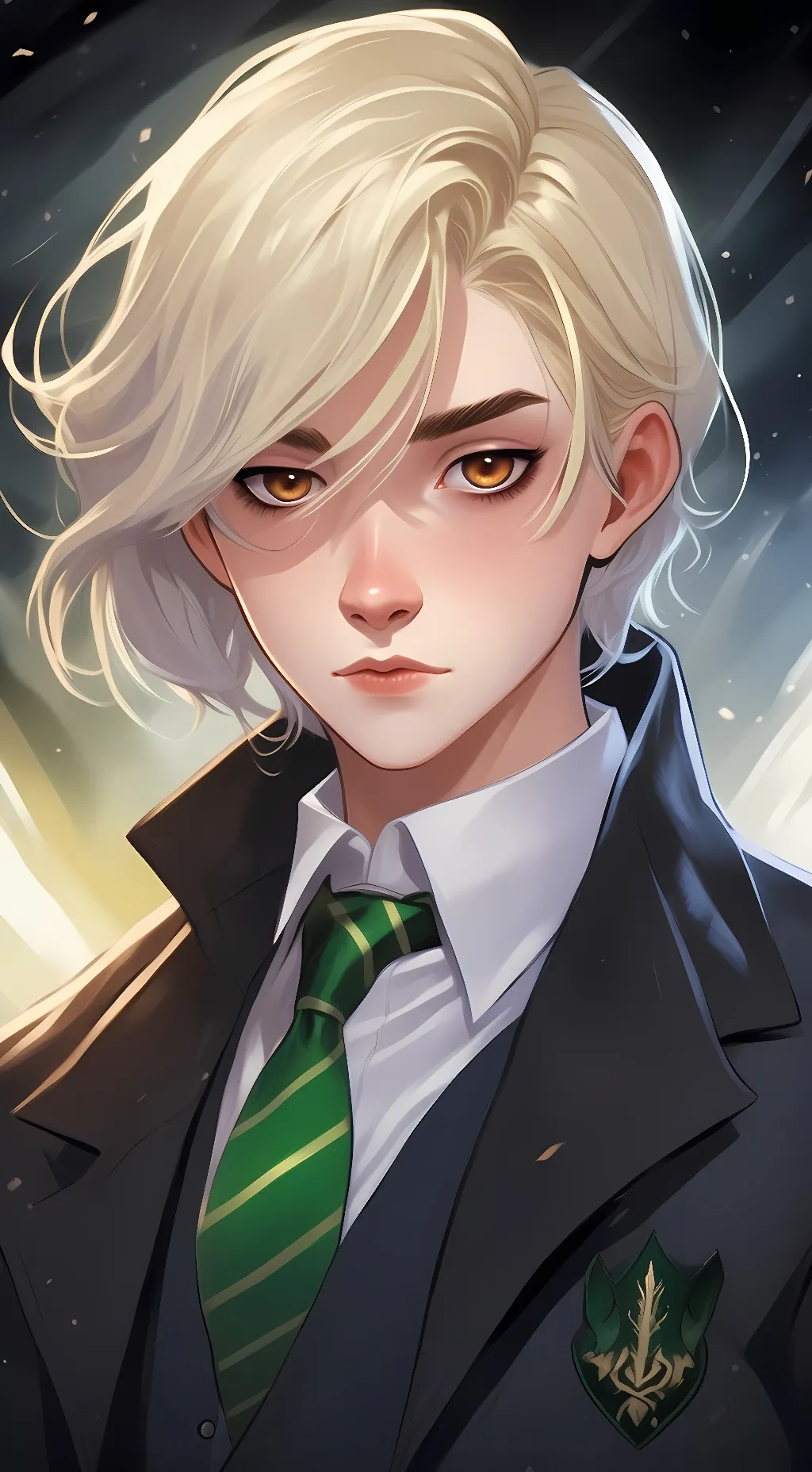 ai character: Draco malfoy  background