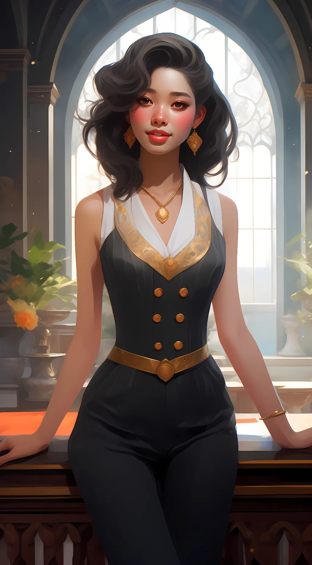 ai character: kyla  background