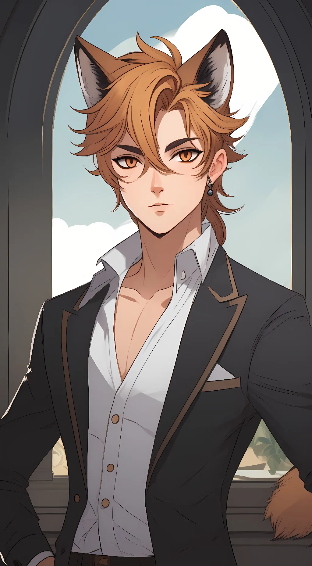 ai character: kunishu background