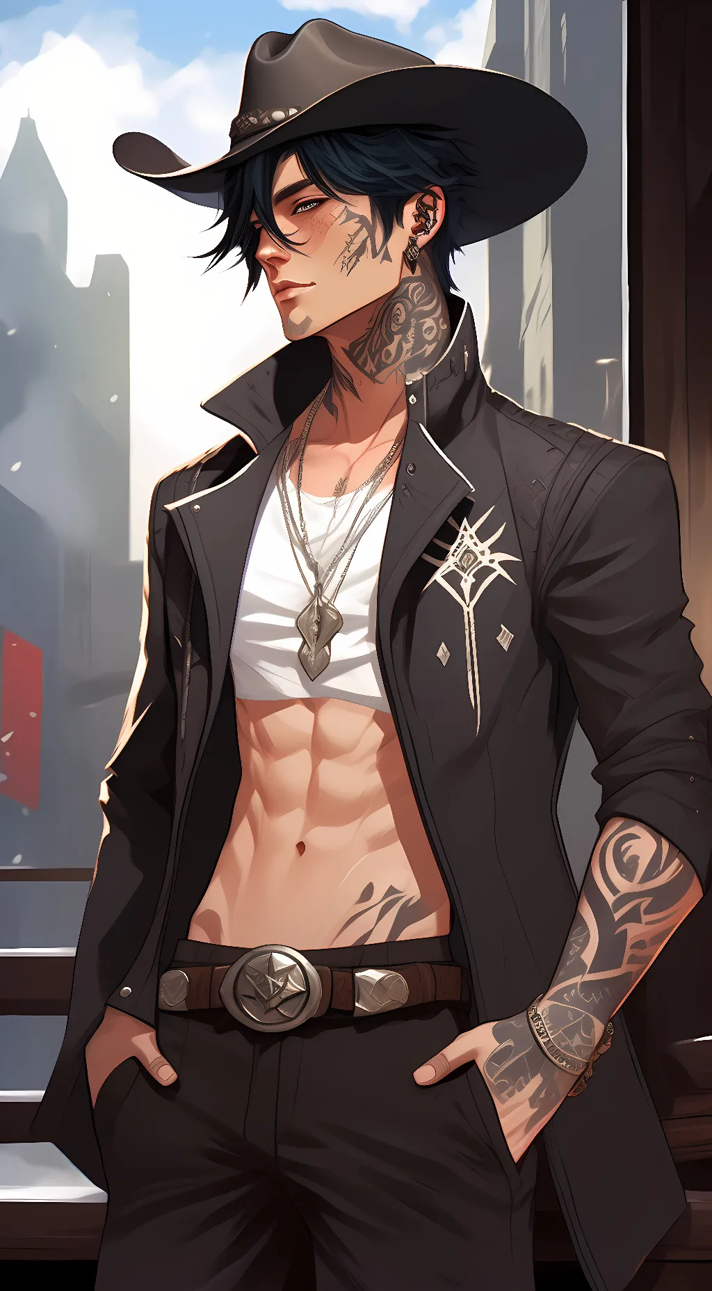 ai character: Darren Knight background