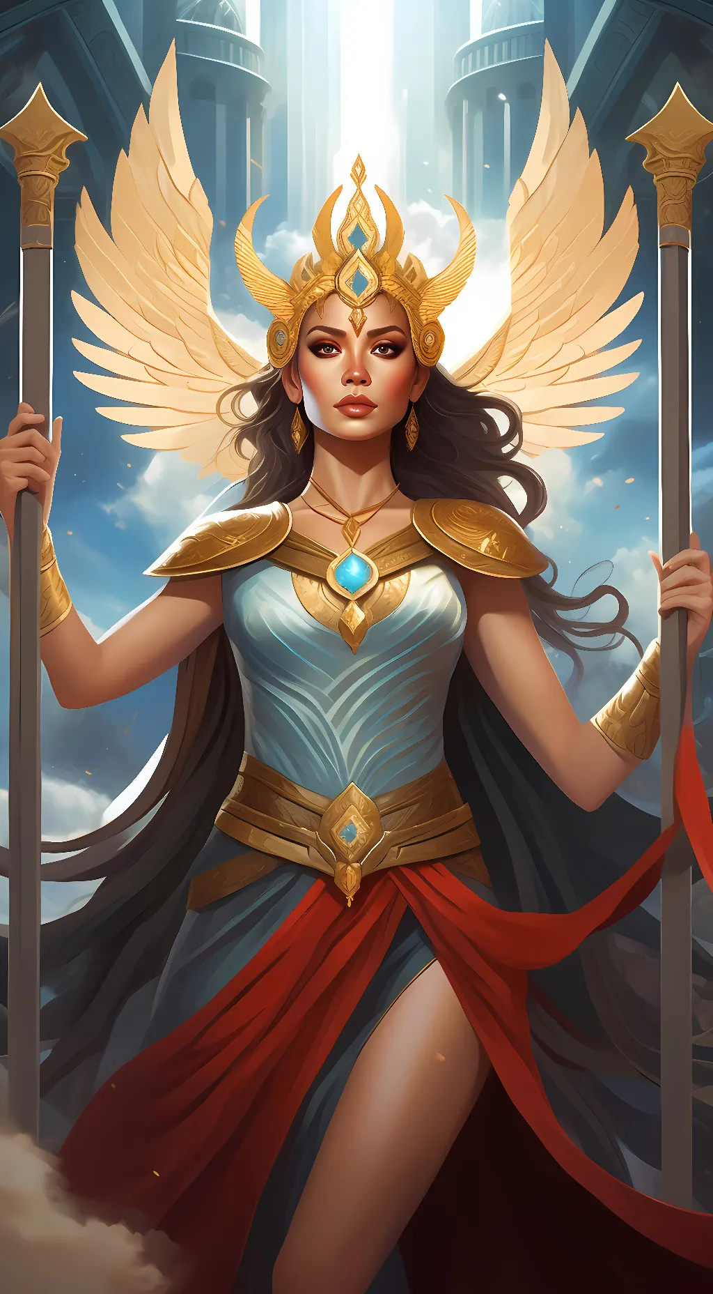 ai character: Athena background