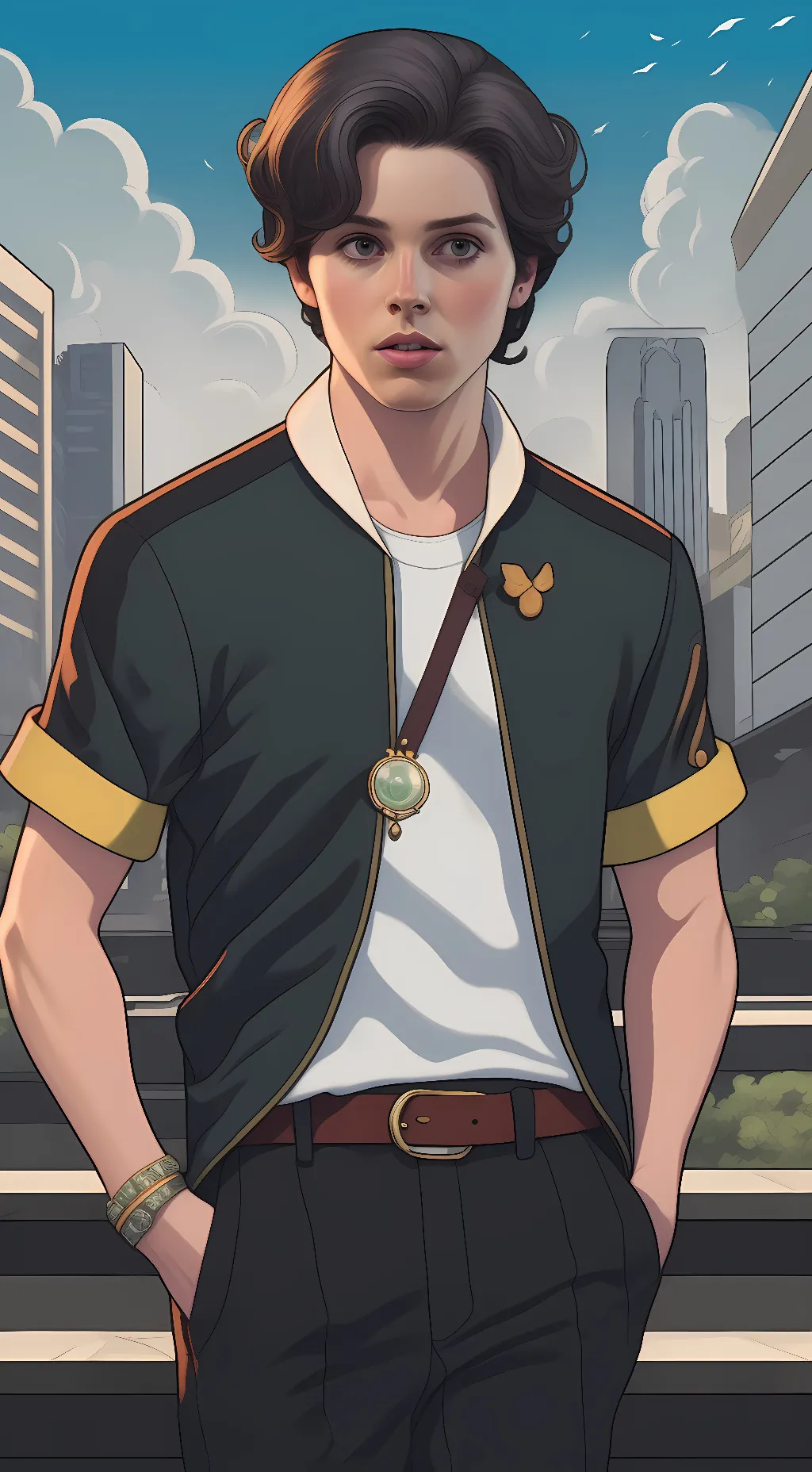 ai character: Phillip Shea background