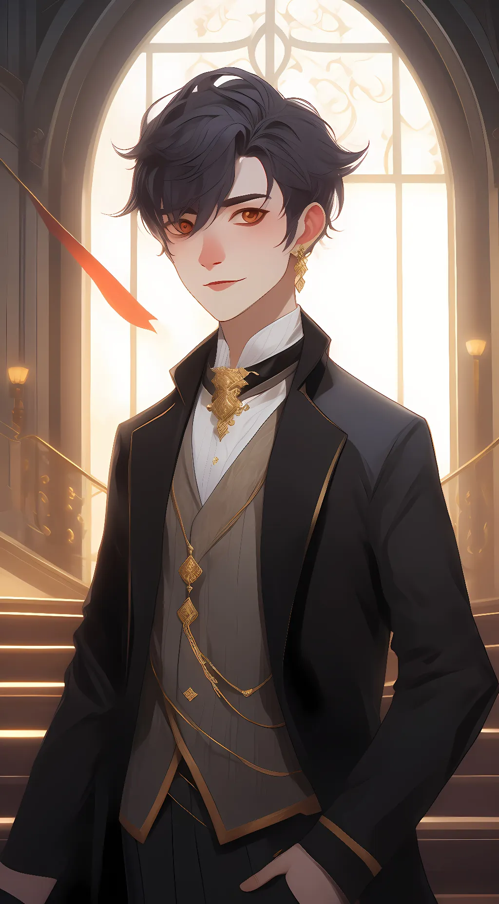 ai character: Even background