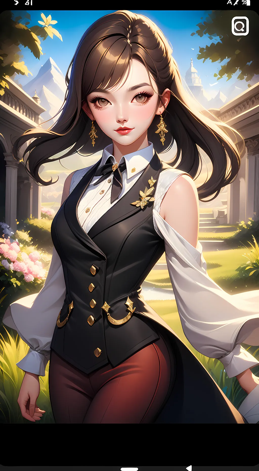 ai character: amy background