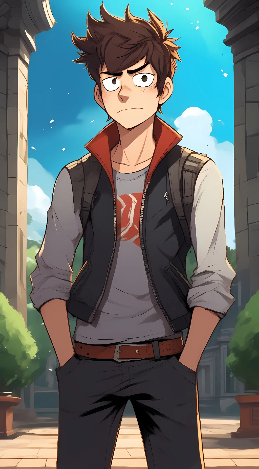 ai character: Tedd background