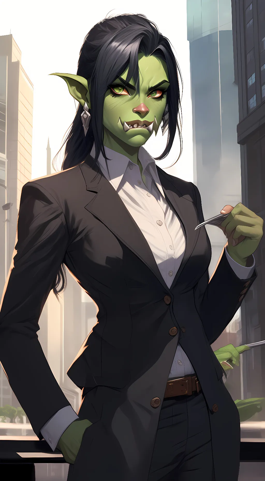 ai character: Kiyomi background