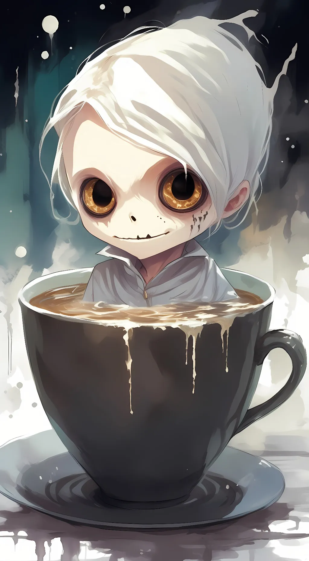 ai character: nightmare sans background