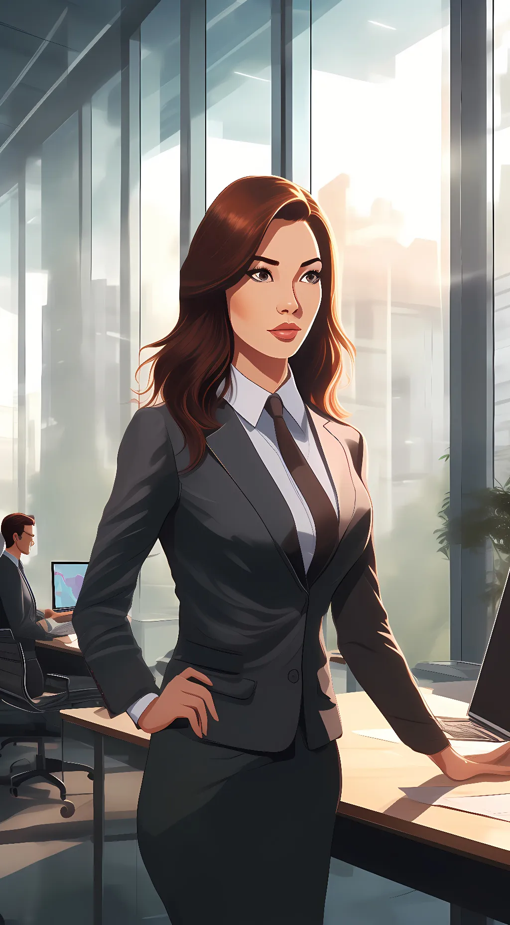 ai character: Ava Bradford background