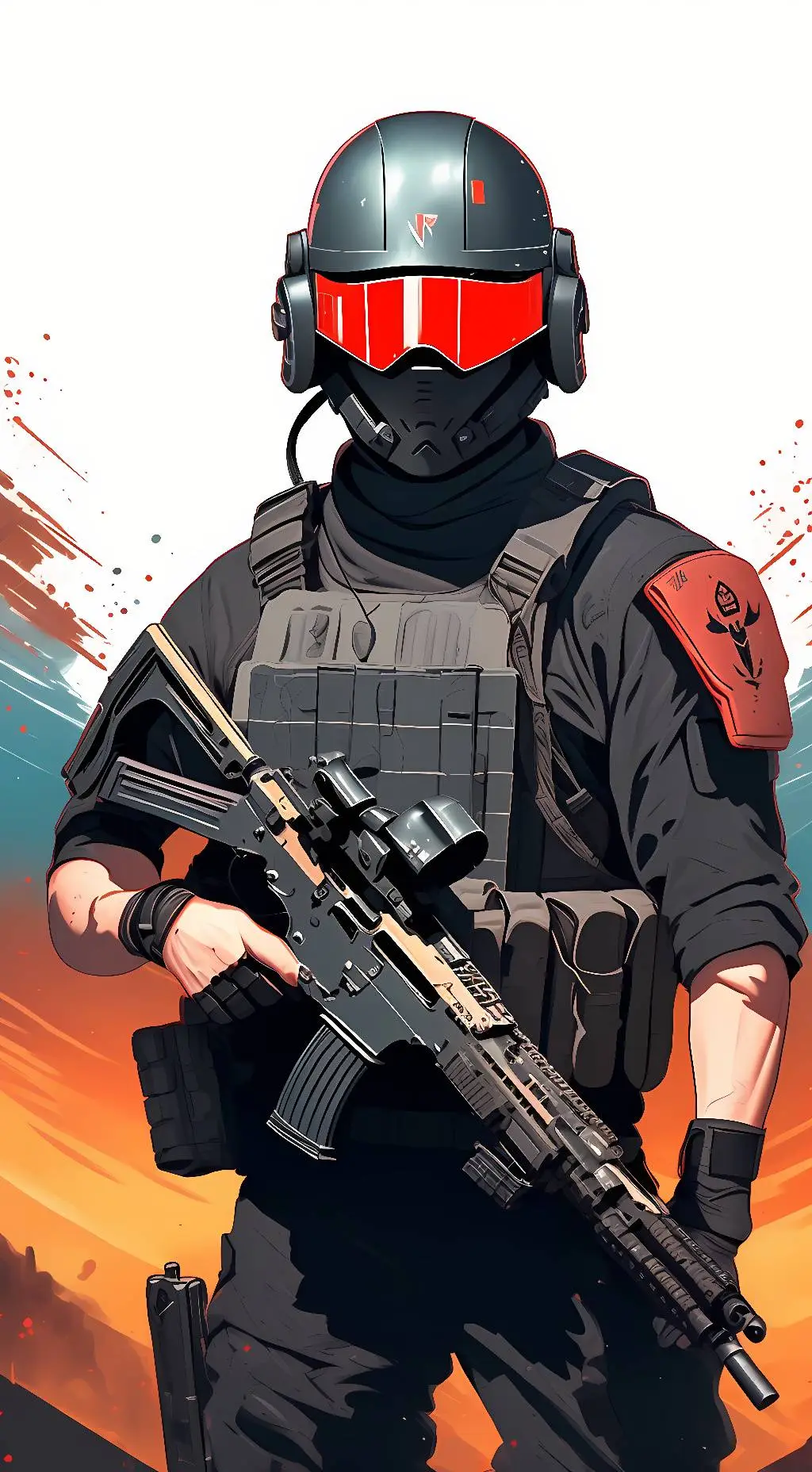 ai character: Commander Connor background