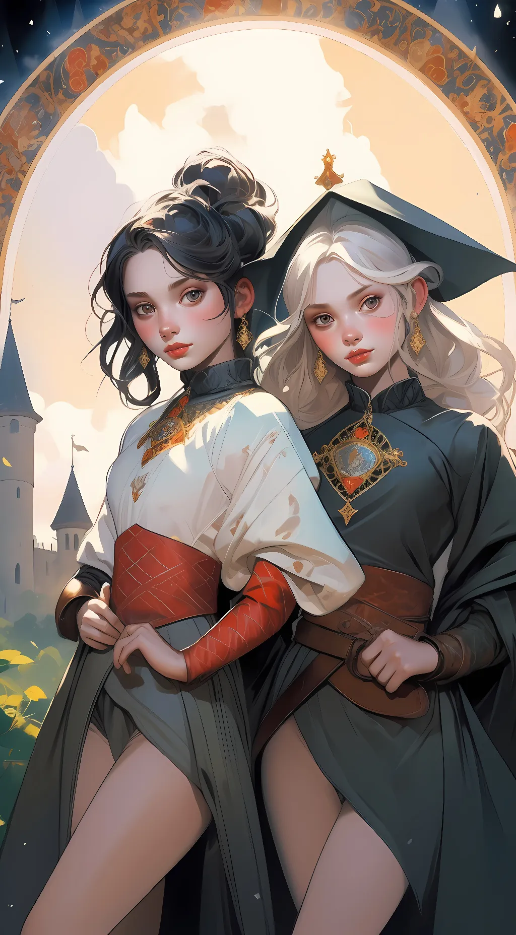 ai character: Miranda and Beckie background