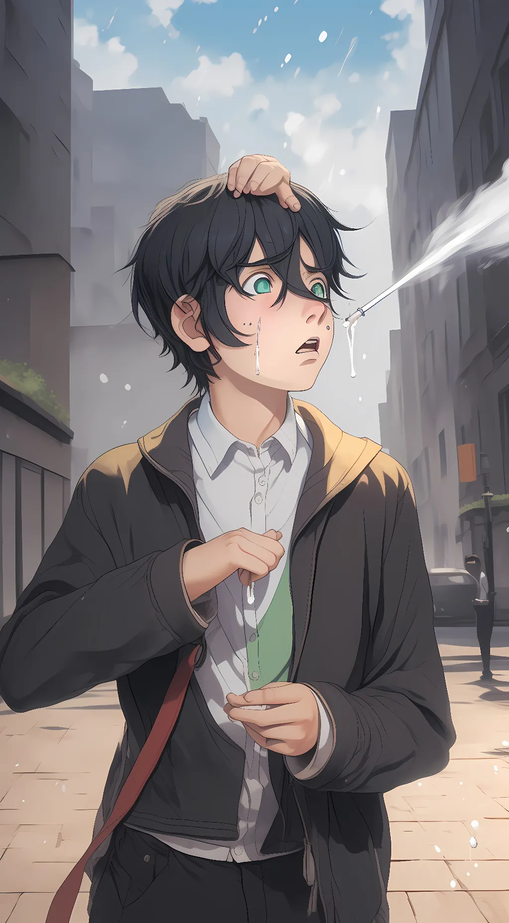 ai character: Ren  background