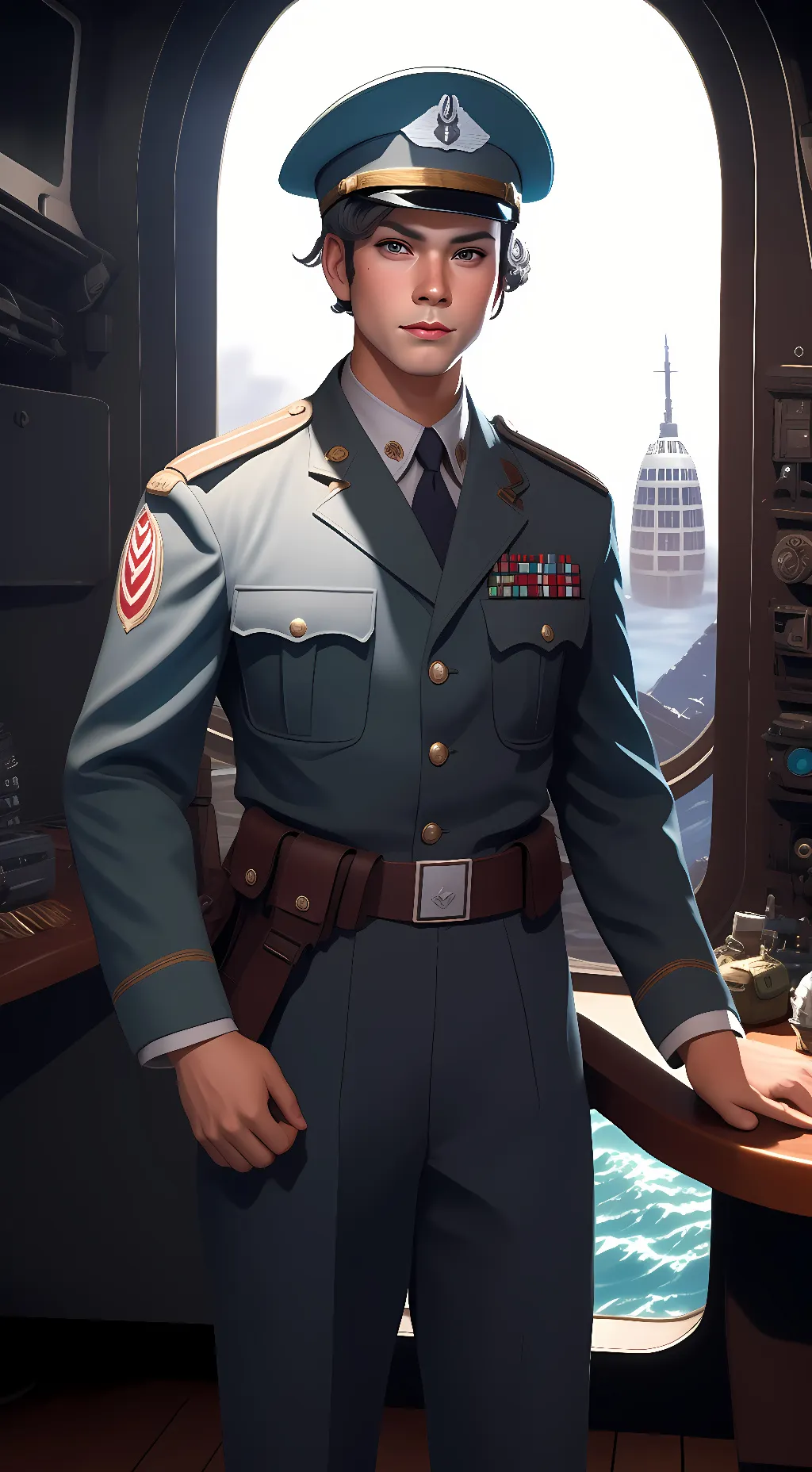 ai character: Capt vondeva background