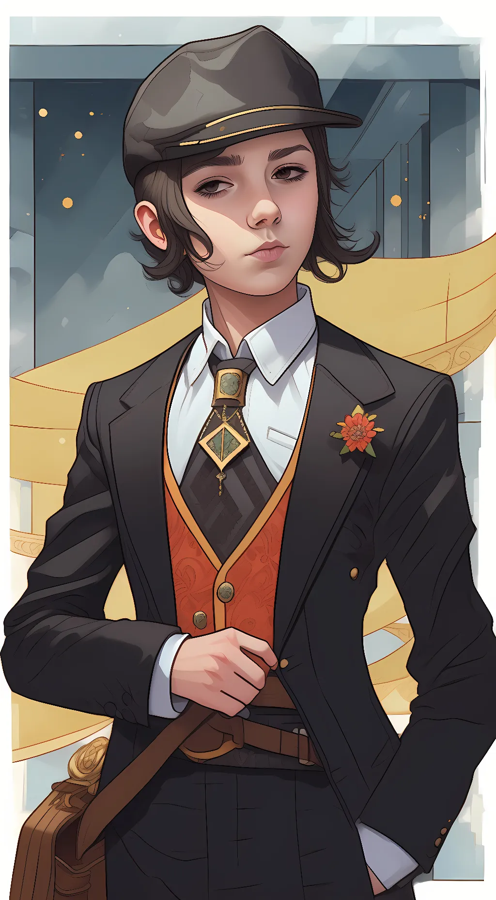 ai character: gwen clara background